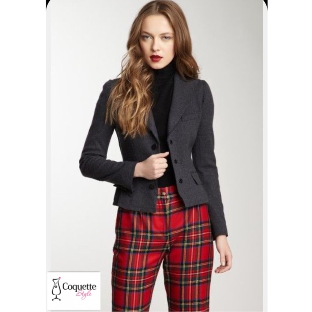 Dolce & Gabbana Plaid Trouser